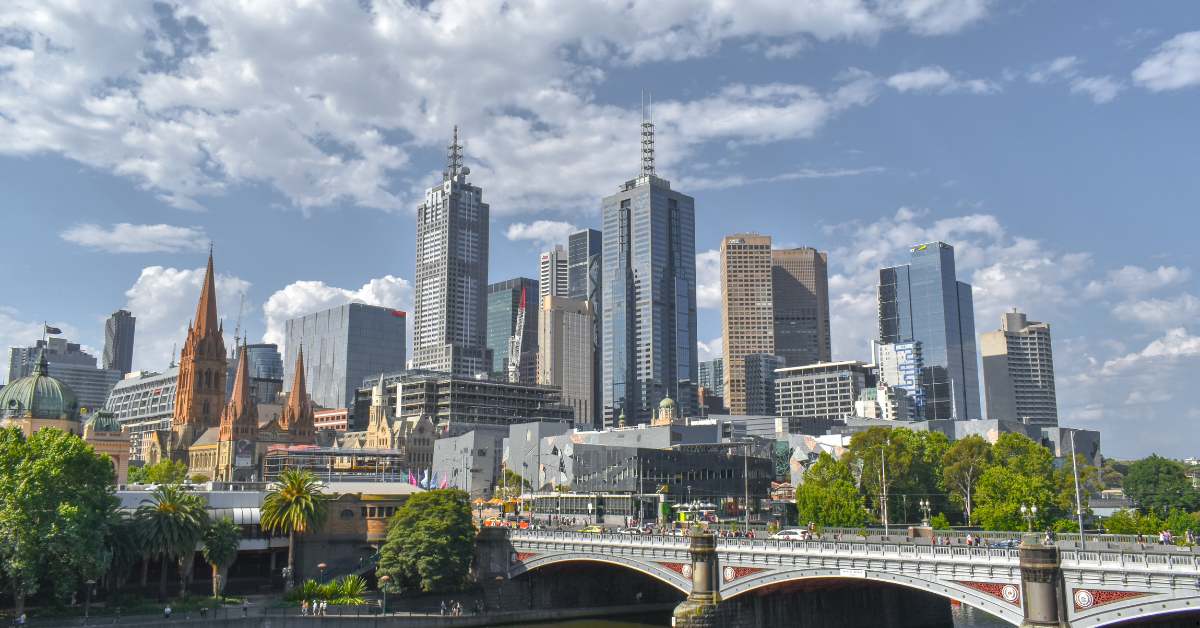 rise in property prices in Melbourne, Australia
