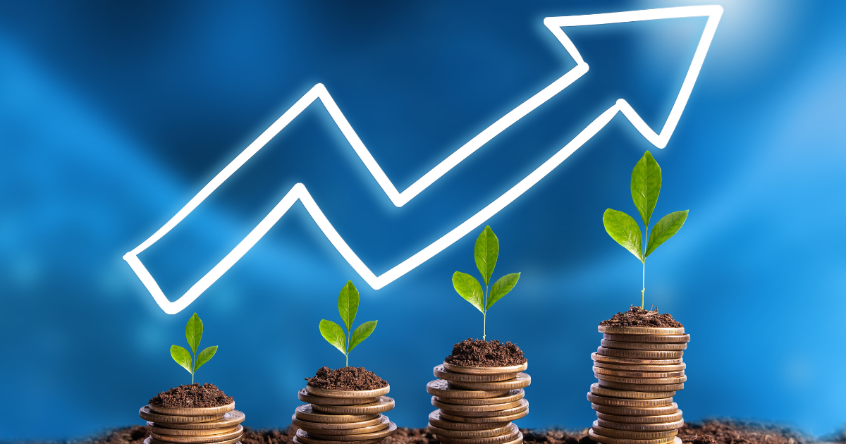 An uptrending arrow showing highest yield investment options in Australia